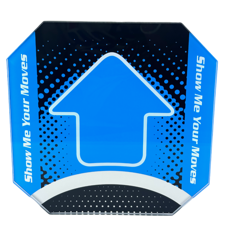 ddr フットパネル　Dance Dance Revolution Dance Dance Revolution Arcade Pad Arrow Panel - Blue – DDRPad.com