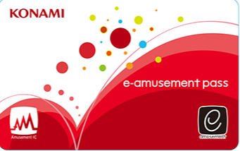 Konami Dance Dance Revolution e-amusement card pass for Amusement IC online 