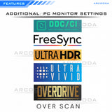 Retro Gaming Monitor for Dance Dance Revolution Arcade Cabinet (26" LCD)