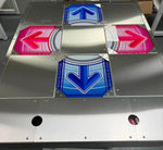 Dance Dance Revolution DDR Arcade White Cab Arrows, Cabinet, Pad, Dance Stage 