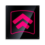 L-TEK LTEK Core Arrows PRO Panels Black with Red Blue arrows. Dance Dance Revolution DDR Polycarbonate Lexan