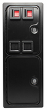 Coin Door with 2 Coin Selectors for Dance Dance Revolution DDR arcade machine cabinet coin acceptor / coin box.