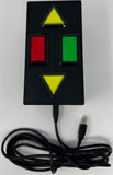 Dance Dance Revolution DDR Arcade Selector Box Controller with LED Push Buttons