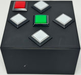 Dance Dance Revolution DDR White Cabinet Arcade Selector Box Controller with LED Push Buttons