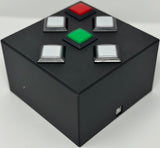 Dance Dance Revolution DDR White Cabinet Arcade Selector Box Controller with LED Push Buttons