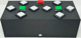 Dance Dance Revolution DDR White Cabinet Arcade Double 2 Player Selector Box Controller with LED Push Buttons