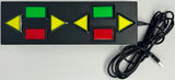 Dance Dance Revolution DDR Arcade Double 2 Player Selector Box Controller with LED Push Buttons