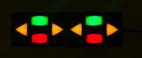 Dance Dance Revolution DDR Arcade Double 2 Player Selector Box Controller with LED Push Buttons