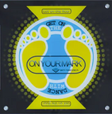 Replacement panel for all L-TEK Pump It Up Dance Pads PIU Yellow center