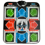 Multisystem connection compatible with Windows, PlayStation (PS1/PS2), Original Xbox, and GameCube Dance Dance Revolution, DDR, StepMania, Soft USB dance pad mat, foam soft thick pad, pump it up, PIU, in the groove, ITG