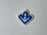 Dance Dance Revolution DDR Arrow Magnet - DDR Blue arrow