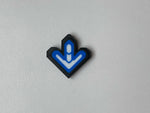 Dance Dance Revolution DDR Arrow Magnet - DDR Blue arrow