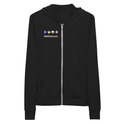 DDRPad.com zip up hoodie