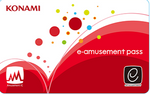 Konami Dance Dance Revolution e-amusement card pass for Amusement IC online 