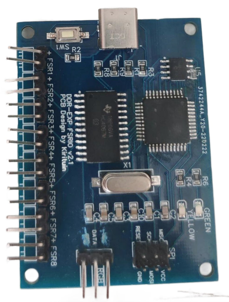 Fsr Audio Control Force Sensitive Resistor (FSR) Sensor Control Board - FSRio V2 – DDRPad.com